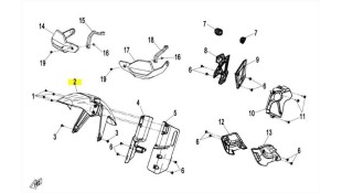 ΦΤΕΡΟ ΕΜΠΡΟΣ CFMOTO 450 MT ZEPHYR BLUE