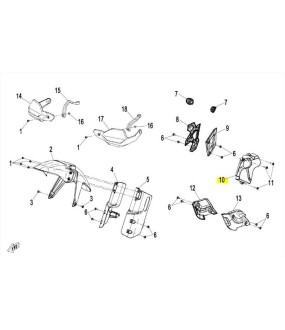ΚΑΛΥΜΜΑ ΓΡΑΝΑΖΙΟΥ CFMOTO 450 MT