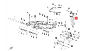 ΑΝΑΡΤΗΣΗ ΟΠΙΣΘΙΑ CFMOTO 450 MT