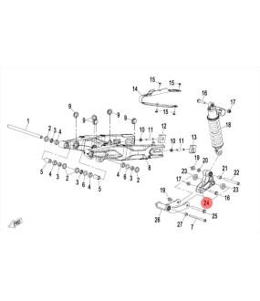 ΜΟΧΛΙΚΟ ΠΙΣΩ ΑΝΑΡΤΗΣΗΣ CFMOTO 450 MT