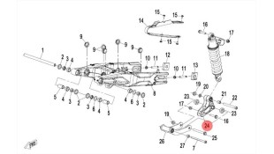 ΜΟΧΛΙΚΟ ΠΙΣΩ ΑΝΑΡΤΗΣΗΣ CFMOTO 450 MT