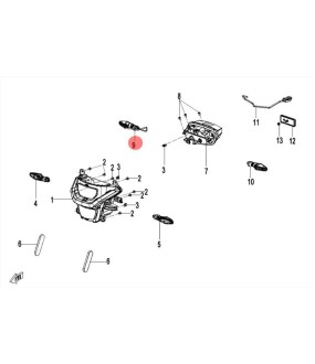 ΦΛΑΣ ΔΕΞΙ ΠΙΣΩ CFMOTO 450/800/700 MT