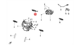 ΦΛΑΣ ΔΕΞΙ ΠΙΣΩ CFMOTO 450/800/700 MT