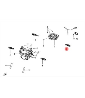 ΦΛΑΣ ΑΡΙΣΤΕΡΟ ΠΙΣΩ CFMOTO 450/800/700 MT