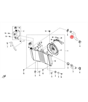 ΚΟΛΑΡΟ ΨΥΓΕΙΟΥ ΕΞΑΓΩΓΗΣ CFMOTO 450 MT