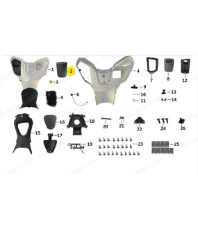 ΚΑΛΥΜΜΑ ΠΟΔΙΑΣ ΕΣΩΤΕΡΙΚΗΣ ΚΛΕΙΔΑΡΙΑΣ KEEWAY VIESTE 125 LX ΑΝΤΑΛΛΑΚΤΙΚΑ ΚΑΛΥΜΜΑ ΠΟΔΙΑΣ ΕΣΩΤΕΡΙΚΗΣ ΚΛΕΙΔΑΡΙΑΣ KEEWAY VIESTE 125 LX