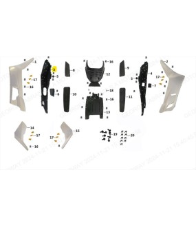 ΠΑΤΩΜΑ ΑΡΙΣΤΕΡΟ KEEWAY VIESTE 125 LX