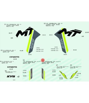 ΑΥΤΟΚΟΛΛΗΤΟ ABS ΔΕΞΙ CFMOTO 450 MT Tunda Grey