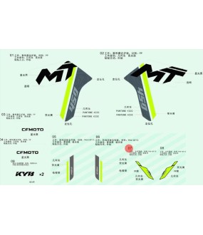 ΑΥΤΟΚΟΛΛΗΤΟ ΜΑΣΚΑΣ ΦΑΝΟΥ ΑΡΙΣΤΕΡΟ CFMOTO 450 MT Tunda Grey