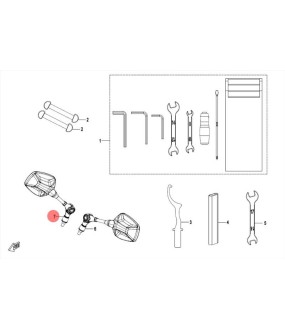 ΚΑΘΡΕΦΤΗΣ ΔΕΞΙΟΣ CFMOTO 450 MT