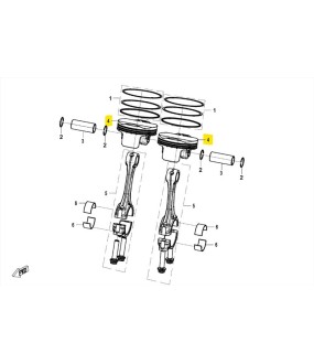 ΠΙΣΤΟΝΙ MARK II CFMOTO 450 MT SPARE PARTS ΠΙΣΤΟΝΙ MARK II CFMOTO 450 MT SPARE PARTS