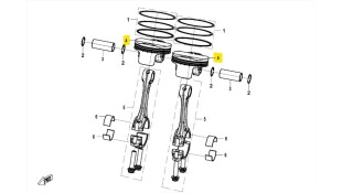ΠΙΣΤΟΝΙ MARK II CFMOTO 450 MT ΠΙΣΤΟΝΙ MARK II CFMOTO 450 MT SPARE PARTS
