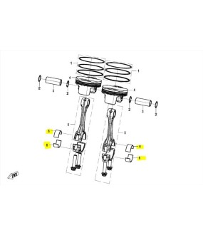 ΚΟΥΖΙΝΕΤΟ ΜΠΙΕΛΑΣ RED CFMOTO 450 MT SPARE PARTS