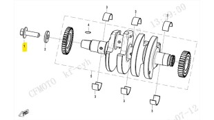 ΒΙΔΑ M12x1.25x40 CFMOTO 450 MT ΑΝΤΑΛΛΑΚΤΙΚΑ