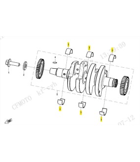 ΚΟΥΖΙΝΕΤΟ ΣΤΡΟΦΑΛΟΥ BLUE CFMOTO 450 MT SPARE PARTS