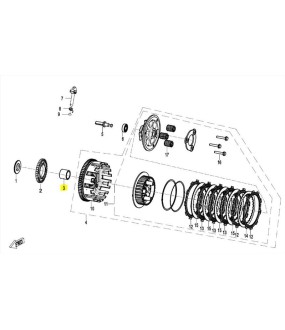 ΑΠΟΣΤΑΤΗΣ ΚΑΛΑΘΙ ΚΑΜΠΑΝΑΣ CFMOTO 450 MT SPARE PARTS