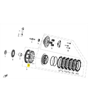 ΚΑΛΑΘΙ ΚΑΜΠΑΝΑΣ CFMOTO 450 MT ΑΝΤΑΛΛΑΚΤΙΚΑ