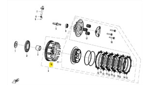 ΚΑΛΑΘΙ ΚΑΜΠΑΝΑΣ CFMOTO 450 MT ΑΝΤΑΛΛΑΚΤΙΚΑ