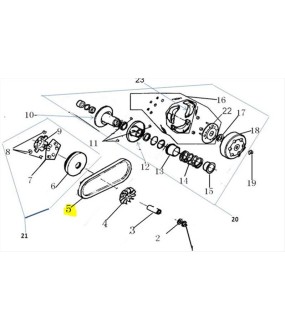 ΙΜΑΝΤΑΣ ΚΙΝΗΣΗΣ MITSUBOSHI DAYTONA TRENDY 50 ΑΝΤΑΛΛΑΚΤΙΚΑ