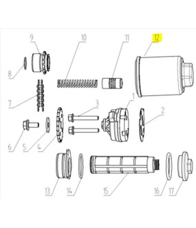 ΦΙΛΤΡΟ ΛΑΔΙΟΥ VOGE SR3 SPARE PARTS