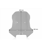 ΑΝΕΜΟΘΩΡΑΚΑΣ SMOKE WRS CFMOTO 450MT ACCESSORIES