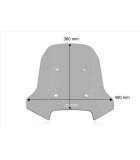 ΑΝΕΜΟΘΩΡΑΚΑΣ TOURING SMOKE WRS CFMOTO 450MT ACCESSORIES