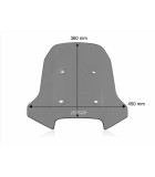 ΑΝΕΜΟΘΩΡΑΚΑΣ TOURING DARK SMOKE WRS CFMOTO 450MT ΕΞΟΠΛΙΣΜΟΣ