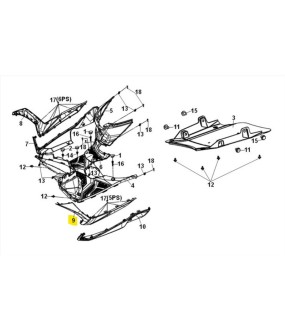 ΚΑΠΑΚΙ ΕΜΠΡΟΣ ΑΡΙΣΤΕΡΟ (BK-007U) SYM JET 14 EVO 125/200 ΑΝΤΑΛΛΑΚΤΙΚΑ