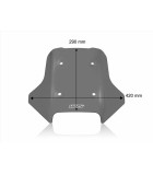 ΑΝΕΜΟΘΩΡΑΚΑΣ SPORT DARK SMOKE WRS CFMOTO 450MT ΕΞΟΠΛΙΣΜΟΣ