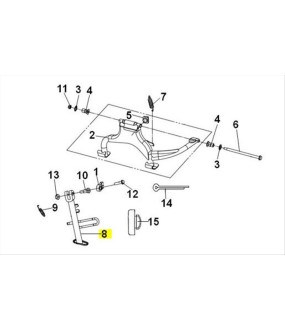 ΣΤΑΝΤ ΠΛΑΙΝΟ SYM JET 14 EVO 200 E5 ΑΝΤΑΛΛΑΚΤΙΚΑ