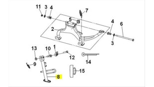 ΣΤΑΝΤ ΠΛΑΙΝΟ SYM JET 14 EVO 200 E5 SPARE PARTS