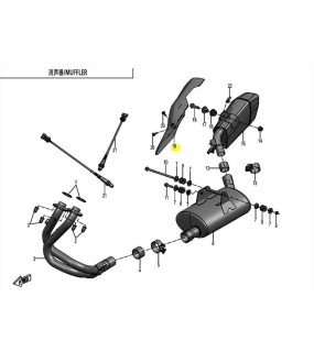 ΚΑΛΥΜΜΑ ΕΞΑΤΜΙΣΗΣ CFMOTO 400/650 GT SPARE PARTS