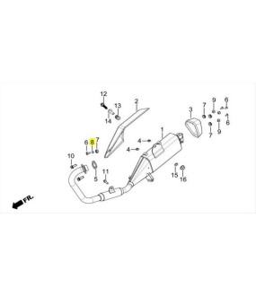 ΑΠΟΣΤΑΣΗ ΚΑΛΥΜΜΑΤΟΣ ΕΞΑΤΜΙΣΗΣ DY/SPRINTER/VELOS/NOVA/SR 50/125 SPARE PARTS