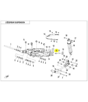 ΠΑΞΙΜΑΔΙ ΡΕΓΟΥΛΑΤΟΡΟΥ ΑΛΥΣΙΔΑΣ CFMOTO 450 MT SPARE PARTS