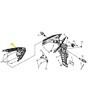 ΦΑΝΑΡΙ ΟΠΙΣΘΙΟ SYM VF 185 E5+ SPARE PARTS