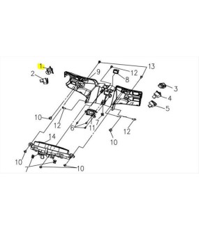 ΔΙΑΚΟΠΤΗΣ ΑΛΑΡΜ SYM VF 185 E5+ ELECTRICAL PARTS