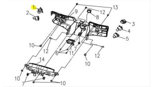 ΔΙΑΚΟΠΤΗΣ ΑΛΑΡΜ SYM VF 185 E5+ ELECTRICAL PARTS