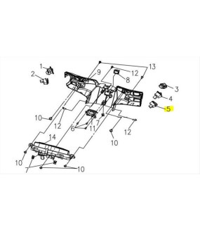 ΔΙΑΚΟΠΤΗΣ ΚΟΡΝΑΣ SYM VF 185 E5+ ELECTRICAL PARTS