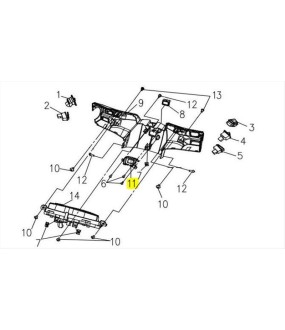 ΘΥΡΑ USB SYM VF 185 E5+ ELECTRICAL PARTS