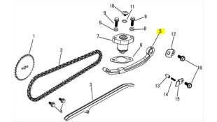 ΓΛΥΣΤΡΑ ΚΑΔΕΝΑΣ ΑΝΩ DAYTONA SPRINTER 125 SPARE PARTS