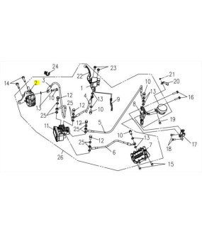 ΔΑΓΚΑΝΑ ΕΜΠΡΟΣΘΙΟΥ ΦΡΕΝΟΥ SYM VF 185 E5+ SPARE PARTS