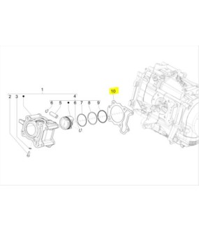 ΦΛΑΝΤΖΑ ΒΑΣΕΩΣ ΚΥΛΙΝΔΡΟΥ PIAGGIO MEDLEY 125 SPARE PARTS
