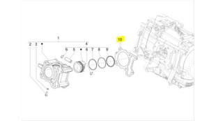 ΦΛΑΝΤΖΑ ΒΑΣΕΩΣ ΚΥΛΙΝΔΡΟΥ PIAGGIO MEDLEY 125 SPARE PARTS