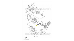 ΟΡΙΝΓΚ ΑΝΤΛΙΑΣ ΝΕΡΟΥ YAMAHA XT 660 X/R ΑΝΤΑΛΛΑΚΤΙΚΑ