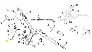 ΝΤΙΖΑ ΓΚΑΖΙΟΥ SYM VF 185 E5+ SPARE PARTS