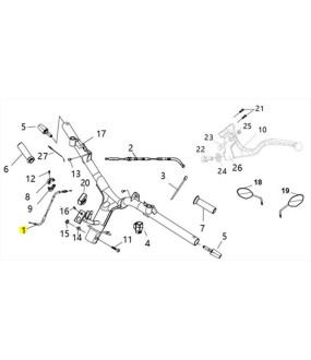 ΝΤΙΖΑ ΓΚΑΖΙΟΥ SYM VF 185 E5+ SPARE PARTS