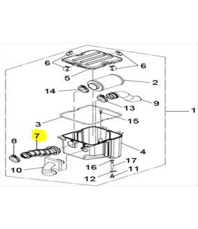 ΚΟΛΑΡΟ ΦΙΛΤΡΟΚΟΥΤΙ ΚΑΡΜΠΥΛΑΤΕΡ SYM QUADLANDER 300 SPARE PARTS