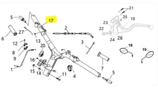 ΤΙΜΟΝΙ SYM VF 185 E5+ SPARE PARTS