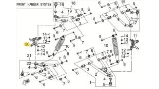 ΑΚΡΟΜΠΑΡΟ ΔΕΞΙΟ LONCIN Χ WOLF 300 SPARE PARTS