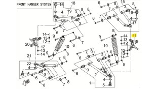 ΑΚΡΟΜΠΑΡΟ ΑΡΙΣΤΕΡΟ LONCIN Χ WOLF 300 SPARE PARTS